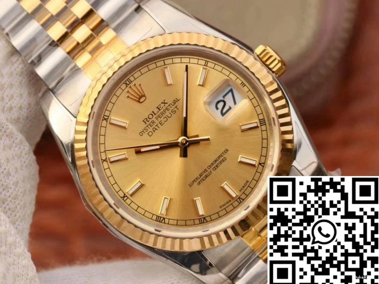 36MM Dial AR Champagne V2 Rolex Factory Datejust 116233 0517